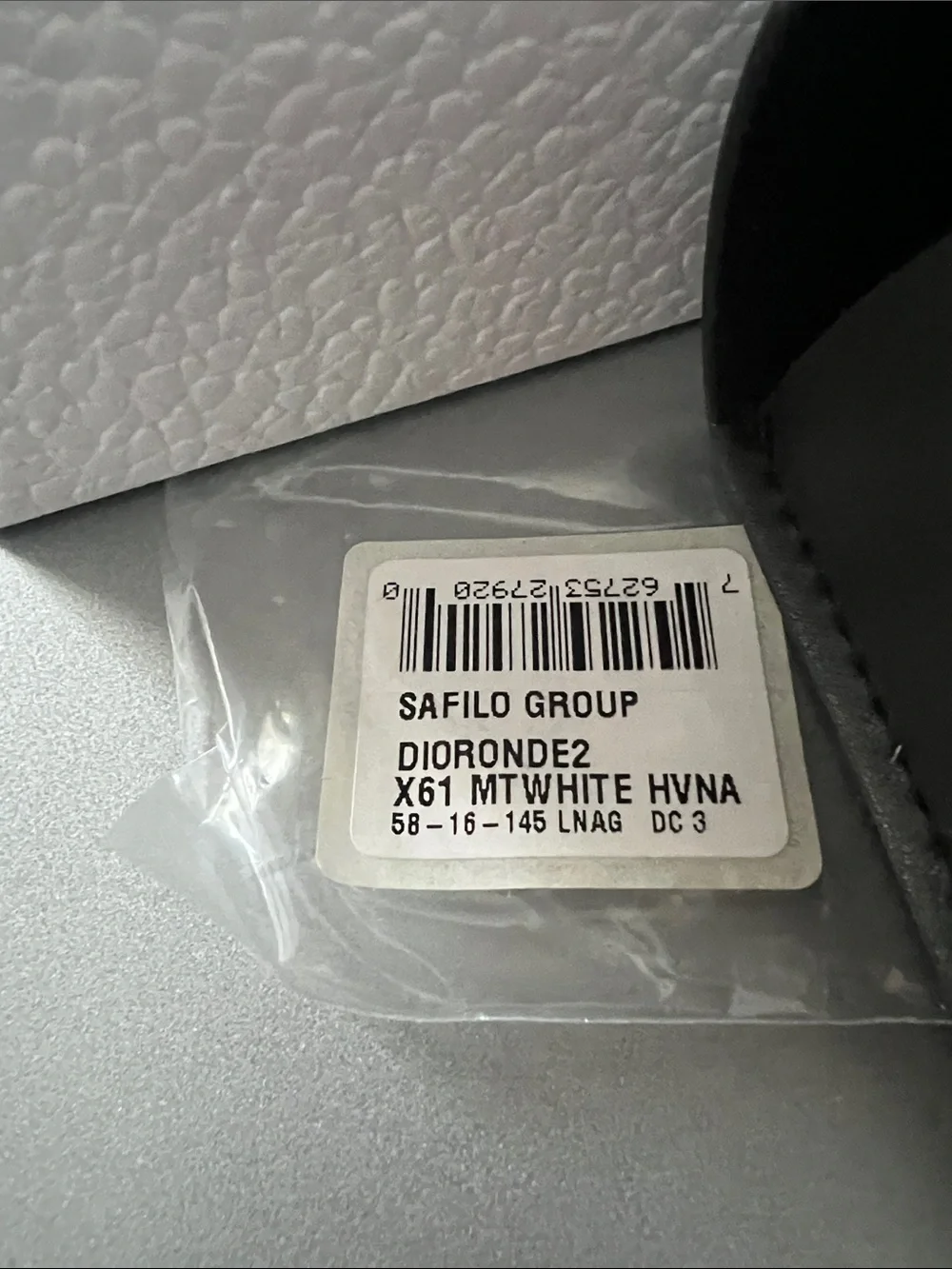 NEW CHRISTIAN DIOR DIORONDE2 X61DC WHITE TORT FRAMES SUNGLASSES 58-16
